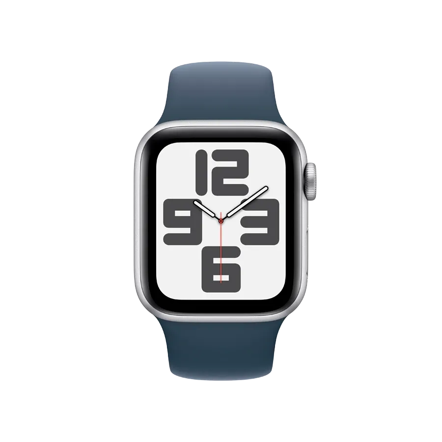 Apple Watch SE GPS Gen.2 (2023) Storm Blue Sport Band, M/L, 40mm, Silver – photo 2