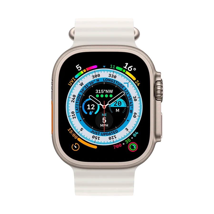 photo 3 - Apple Ocean Band Extension Ремешок для Apple Watch 44/45/49 mm, Белый