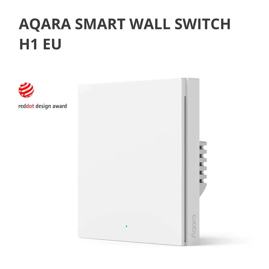 photo 3 - AQARA Smart Wall Switch H1 Smart Remote Control WS-EUK03 (Smart wall switch H1 (with neutral, single rocker)) for Sockets