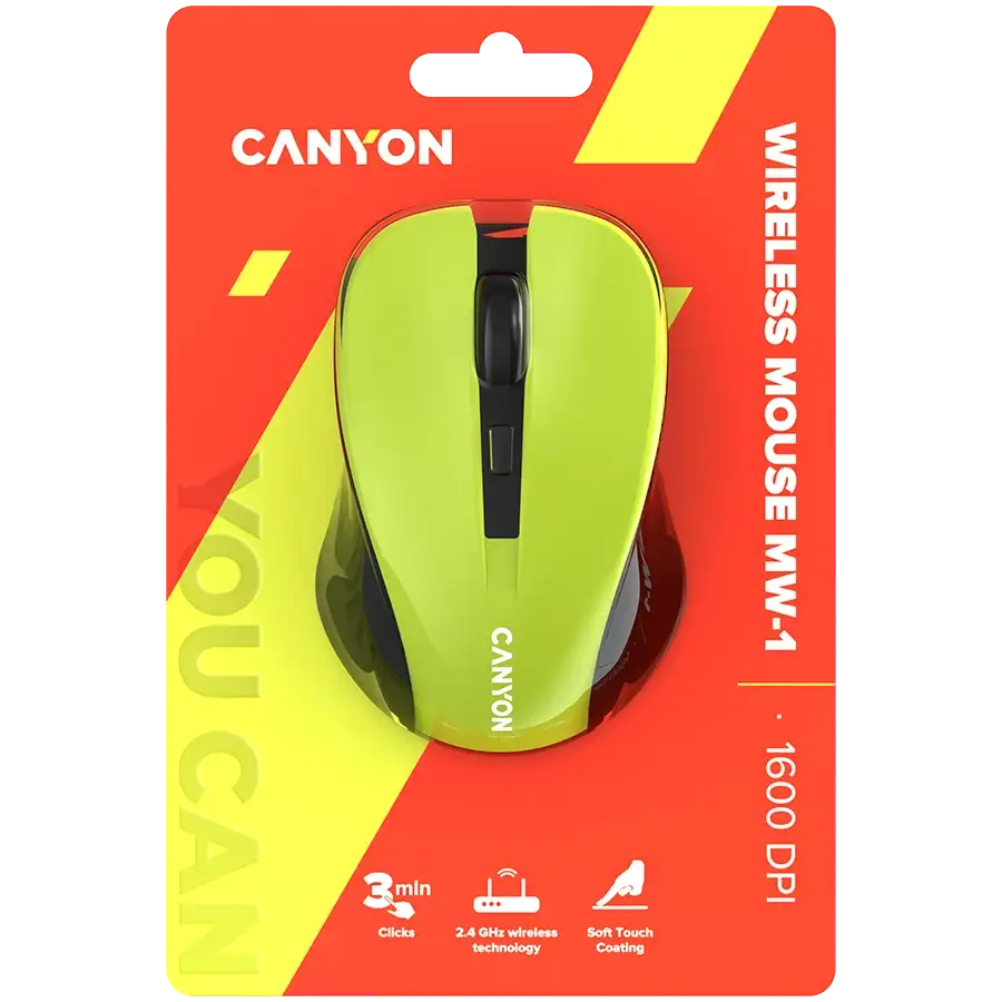 CANYON MW-1 Мышь, Желтый – photo 6