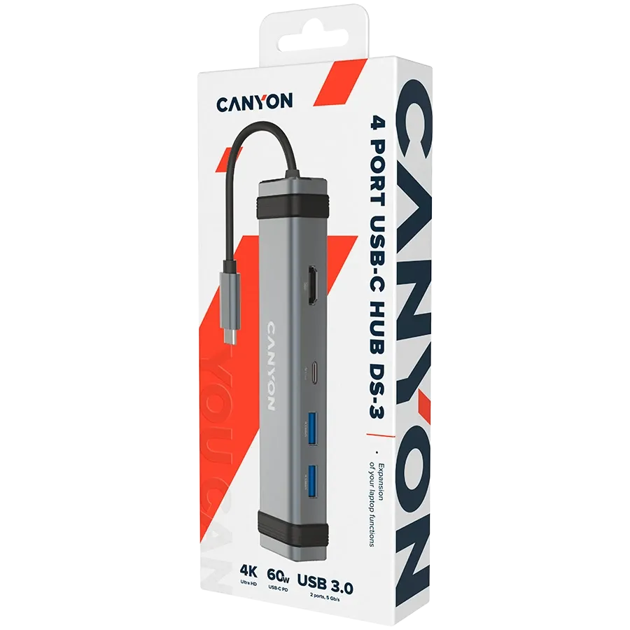 photo 4 - CANYON  DS-3  USB Hub  Space Gray