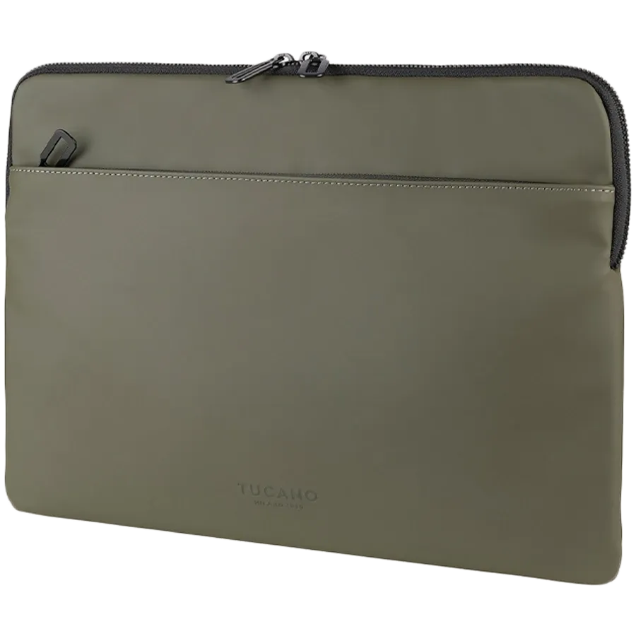 photo 3 - TUCANO Sleeve GOMMO  Military Green for Notebook up to 14"/MacBook Pro 14