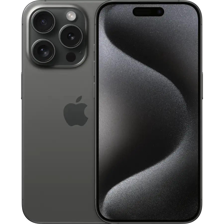 iPhone 15 Pro, 256 ГБ, бу, Black Titanium – photo 1