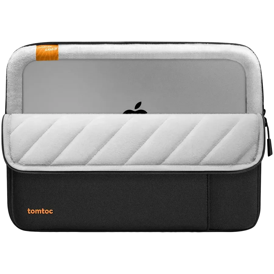 photo 3 - Պայուսակ TOMTOC Defender-A13 Laptop Sleeve  Սև for Notebook up to 14"/MacBook Air/iPad Pro 12.9/MacBook Pro 14