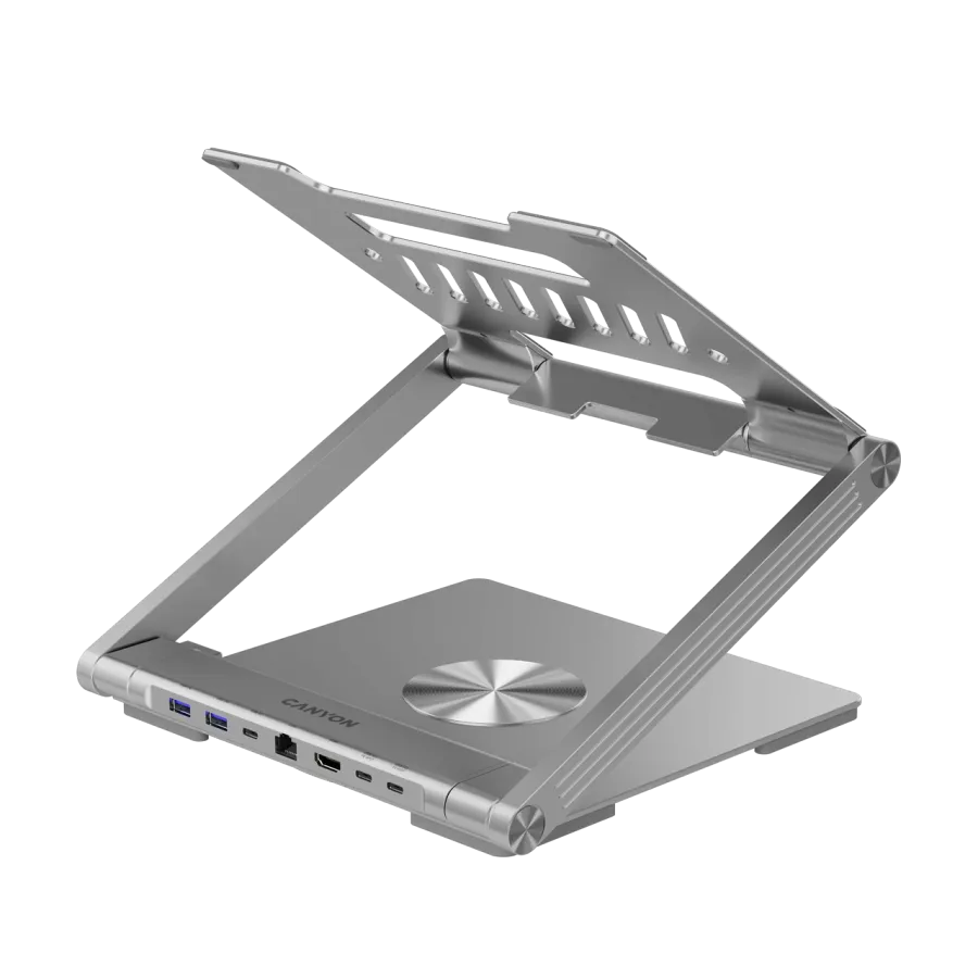 photo 9 - Подставка CANYON для ноутбука с адаптером, Серый