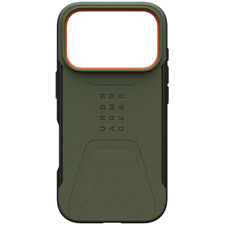 photo 1 - UAG Case CIVILIAN with MagSafe Olive / Orange for iPhone 17 Pro