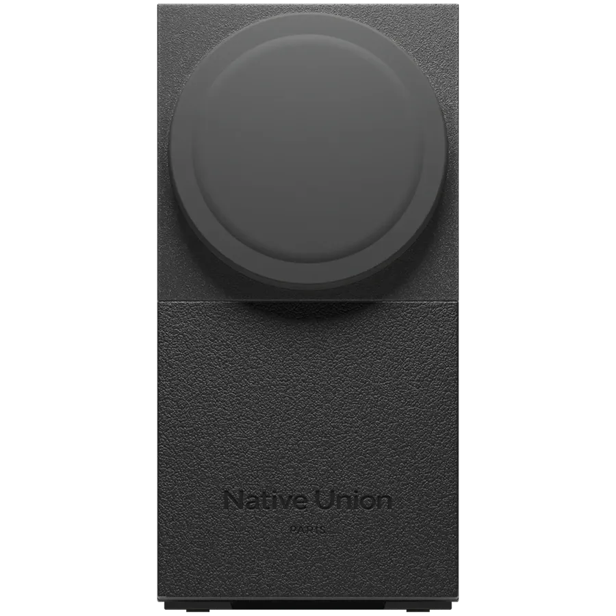 photo 2 - Беспроводное зарядное устройство Native Union Rise 3-in-1 Qi2 Black (RS-3IN1-BLK-INT)
