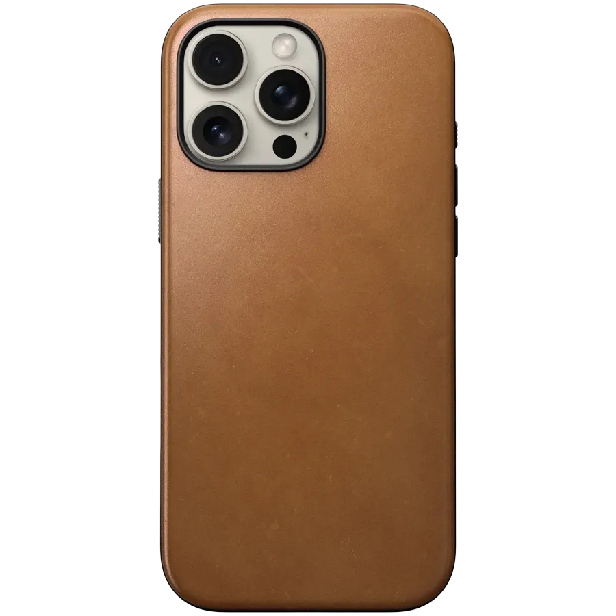 photo 1 - NOMAD Case Modern with MagSafe Tan for iPhone 16 Pro Max