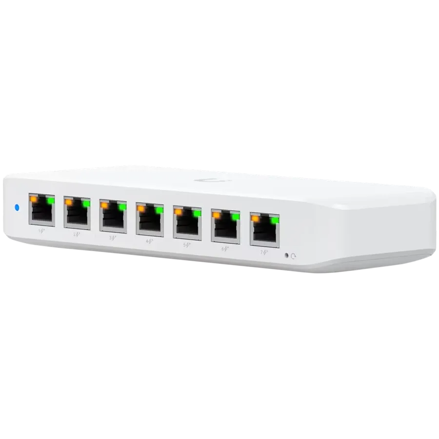 photo - Управляемый гигабитный коммутатор Ubiquiti UniFi, 8 портов, PoE, Белый