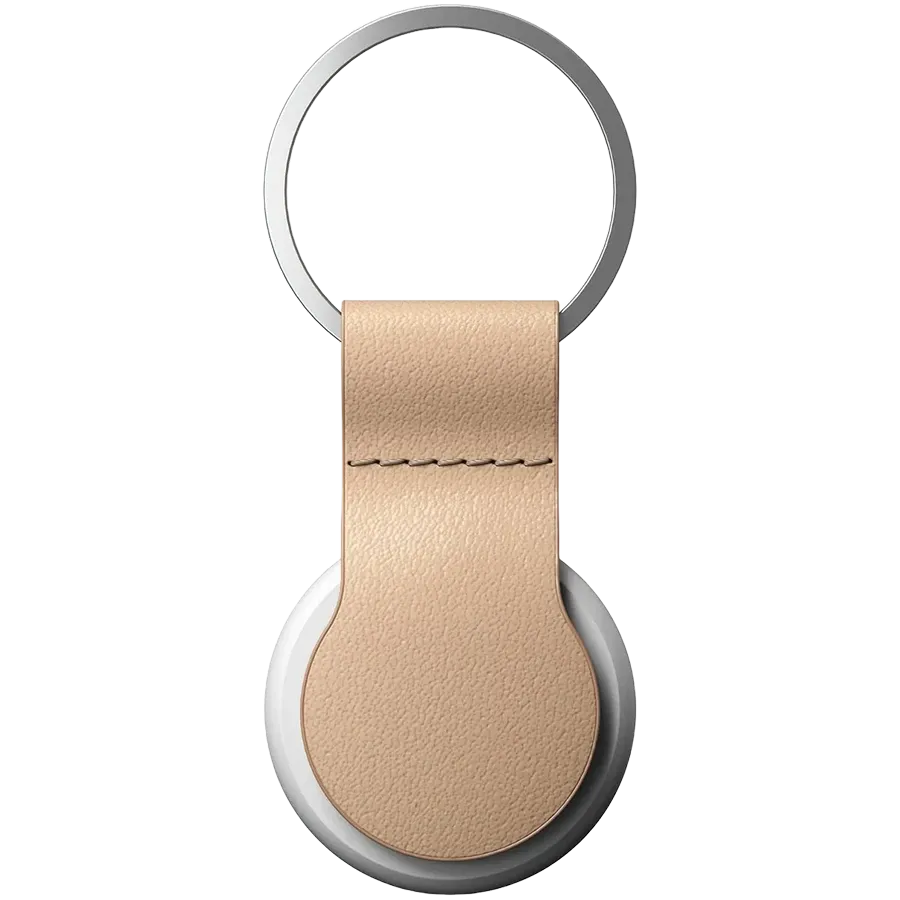 photo 1 - NOMAD Case Leather Loop Natural for AirTag