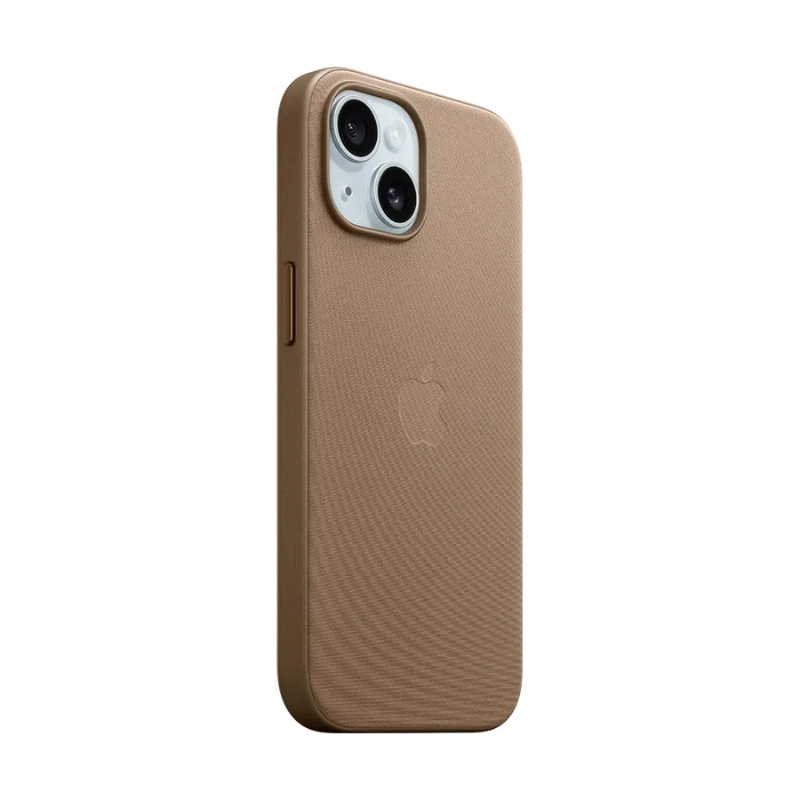 photo 2 - Apple Case FineWoven Case with MagSafe Taupe for iPhone 15