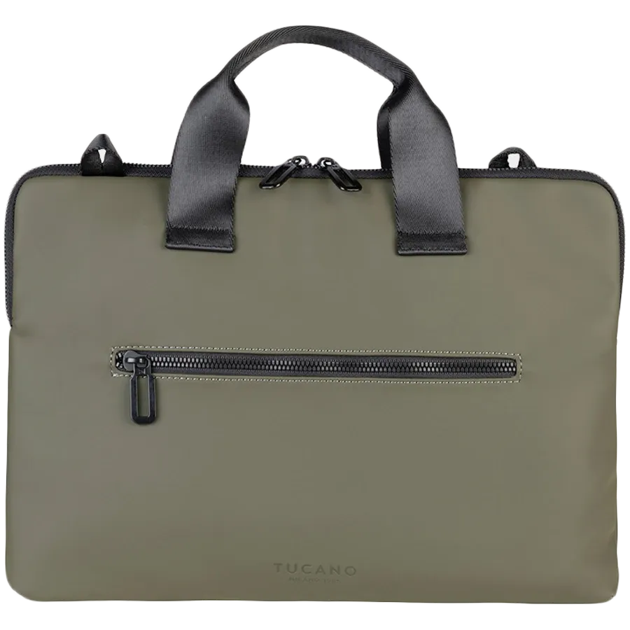 photo 1 - TUCANO Сумка GOMMO  Военный зеленая для ноутбуков до 14"/MacBook Pro 14