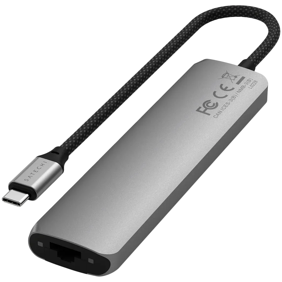 photo 3 - SATECHI Slim 7 Multiport Multiport Adapter Space Gray