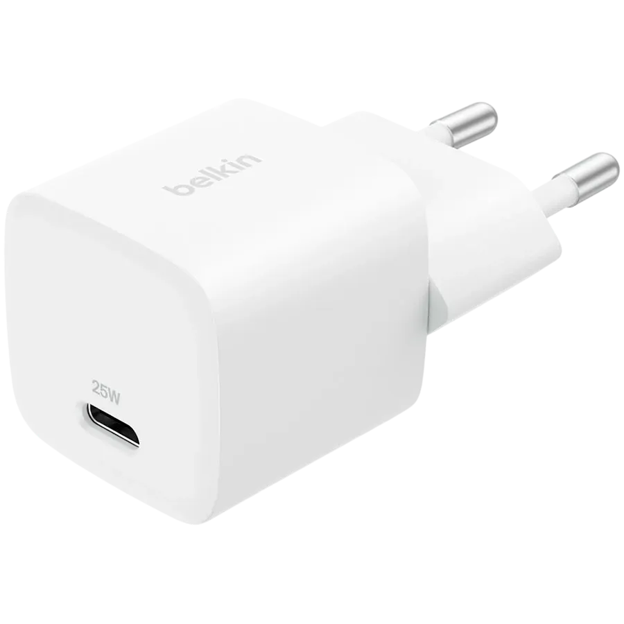 photo - Адаптер питания BELKIN USB-C, 25 Вт, Белый