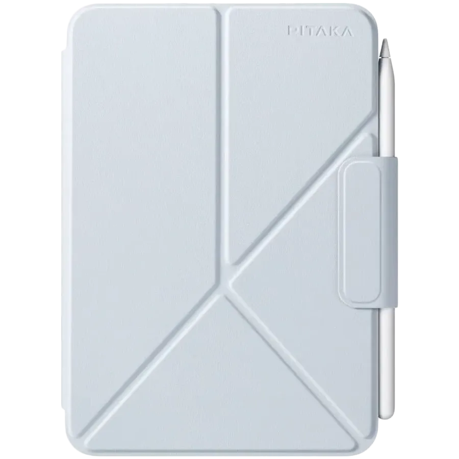 photo 1 - PITAKA Folio Case MagEZ Folio 2 Light Blue for iPad mini (A17 Pro)/Apple Pencil/mini (6th generation)