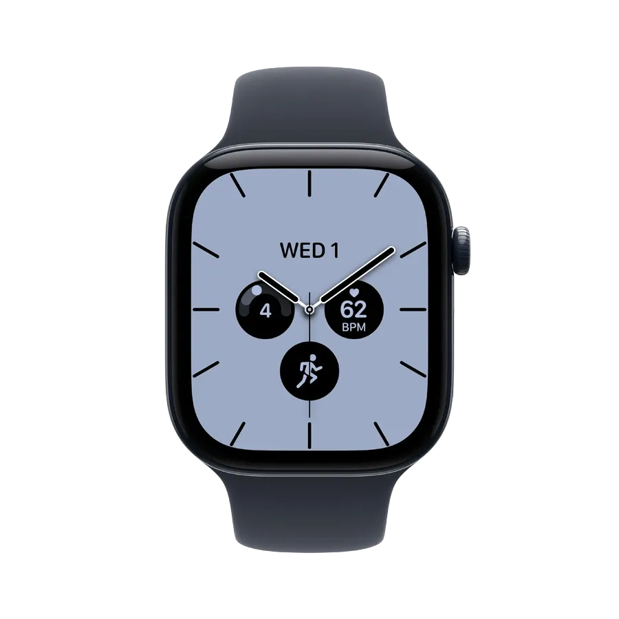 Apple Watch Series 12 GPS + Cellular,  Navy Blue Sport Band, M/L, 42mm, Night Blue – photo 2