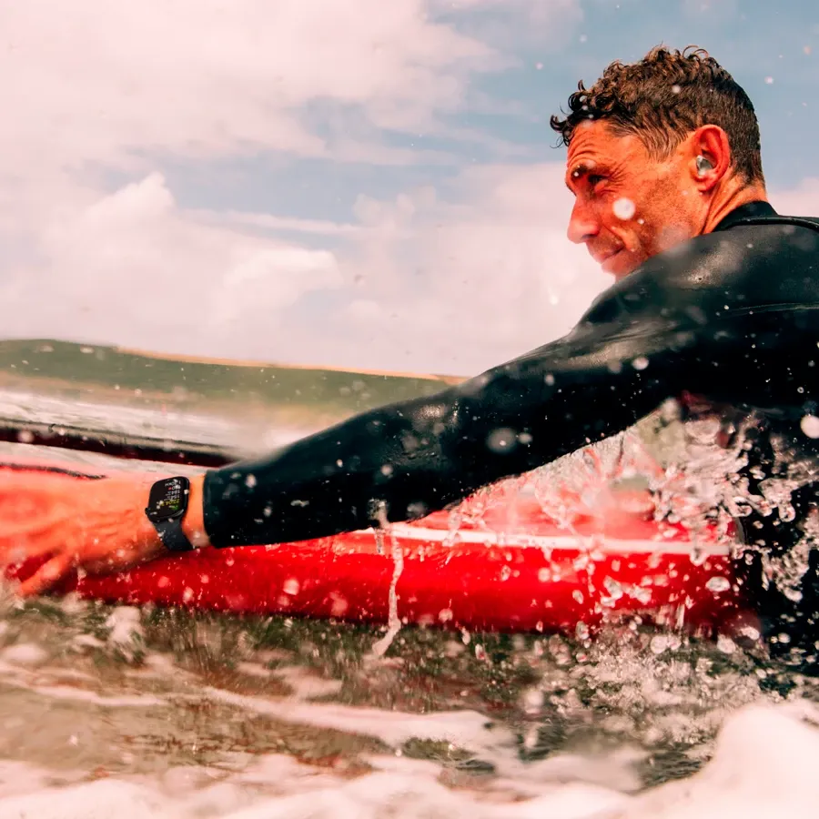 photo 8 - Apple Watch Series 10 GPS,  Blue Cloud Sport Loop, 42մմ, Արծաթագույն