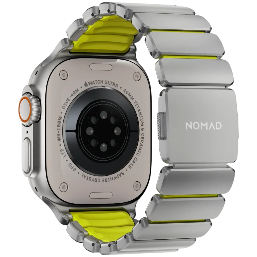 photo 3 - NOMAD Band Extension Stratos Band Natural Hardware/Volt за Apple Watch 44 mmApple Watch 45 mmApple Watch 46 mmApple Watch 49 mm 46/49 mm