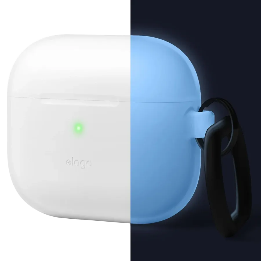 photo - Чохол ELAGO Hang Nightglow Blue для AirPods (Gen3)