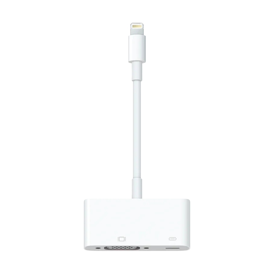 photo - Apple Lightning to VGA Adapter, White