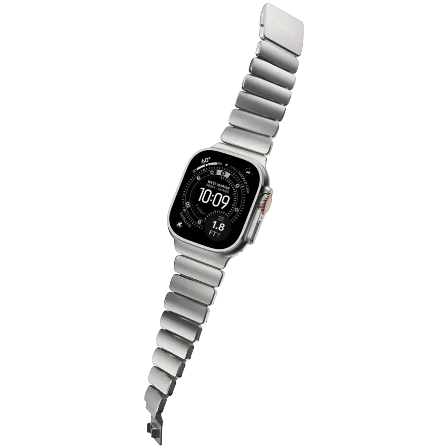 Ремешок Nomad Stratos Band Natural Hardware для Apple Watch 46mm/49mm - Forest – photo 6