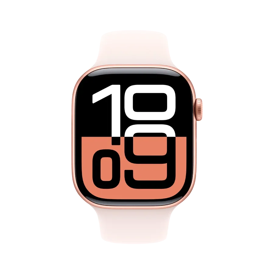 photo 2 - Apple Watch Series 10 GPS,  Light Blush Sport Band, M/L, 46mm, Rose Gold