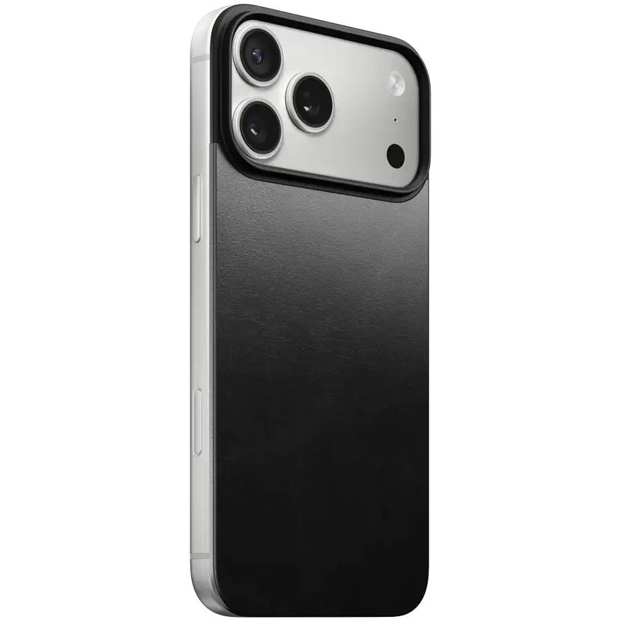 Чехол NOMAD Magnetic Leather Back Horween с MagSafe для iPhone 17 Pro Max, Чёрный – photo 2