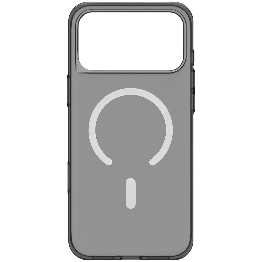 RHINOSHIELD Чехол Clear MagSafe с MagSafe Ash Black для iPhone 17 Pro Max – photo