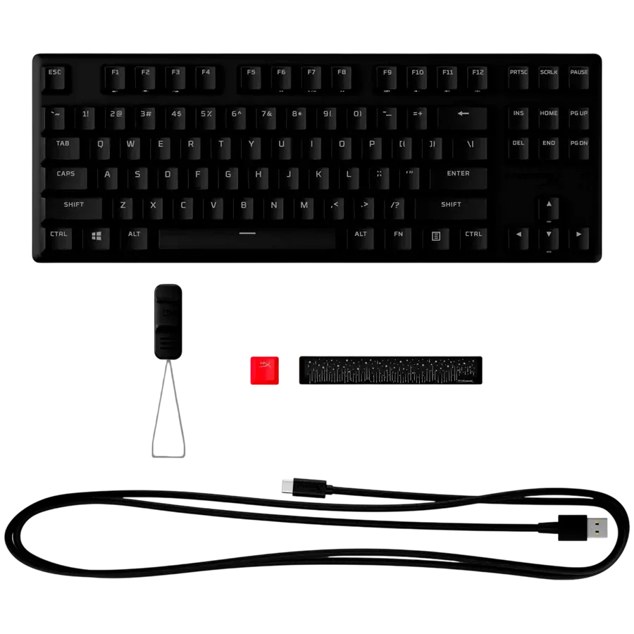 photo 5 - Tastatură pentru gaming HYPERX Alloy Origins Core PBT Aqua, Black