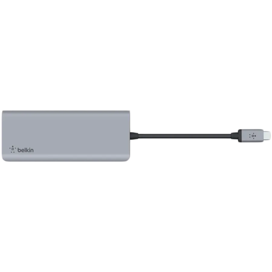 photo 3 - BELKIN USB-C 7-in-1 Multiport Hub Adapter, Space Gray