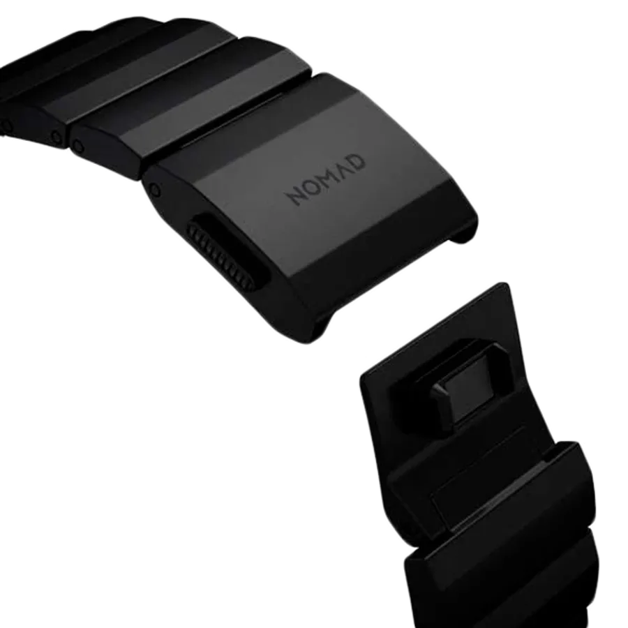 photo 2 - Ремешок NOMAD Titanium Band для Apple Watch 42/44/45 mm, Чёрный