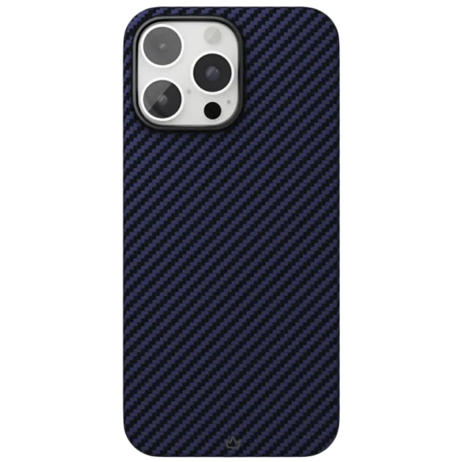 photo 1 - VLP Protective Case Kevlar Case with MagSafe Dark Blue for iPhone 16 Pro