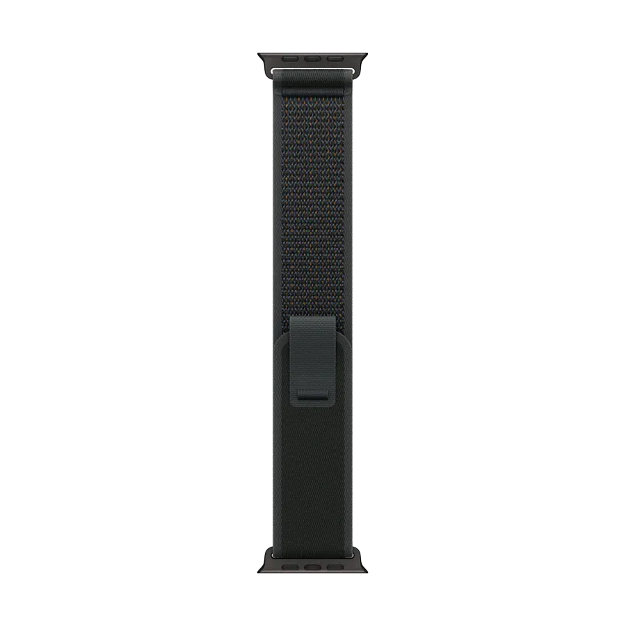 photo 1 - Apple Trail Loop - Black Titanium Finish Band for Apple Watch 44/45/46/49 mm, Size S/M, Black