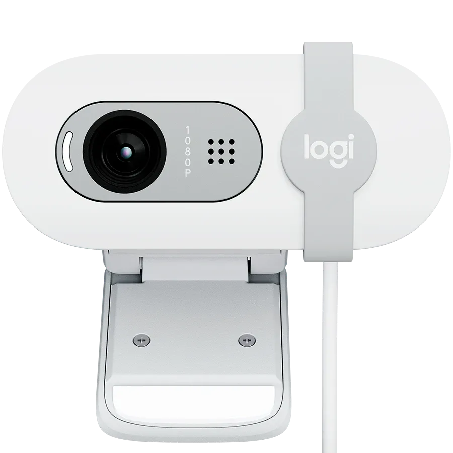 photo 1 - Веб-камера LOGITECH Brio 100 Full HD Webcam - OFF-WHITE - USB - EMEA28-935 (L960-001617)