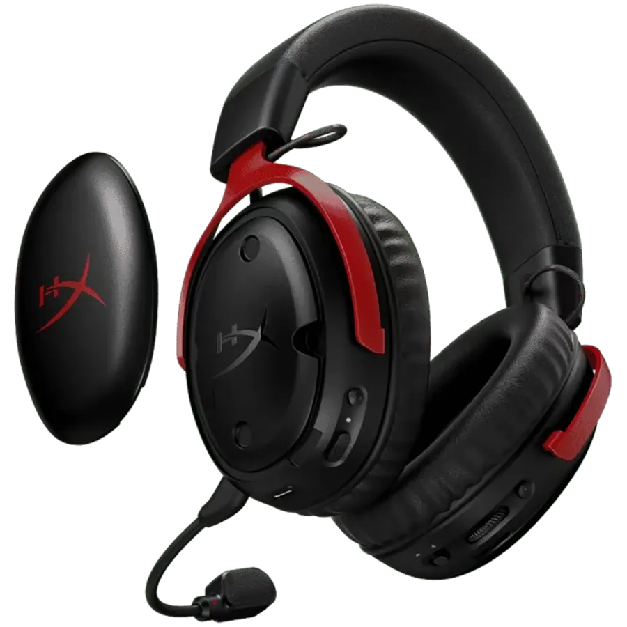 photo 5 - Căști pentu gaming HYPERX Cloud III S, Black/Red