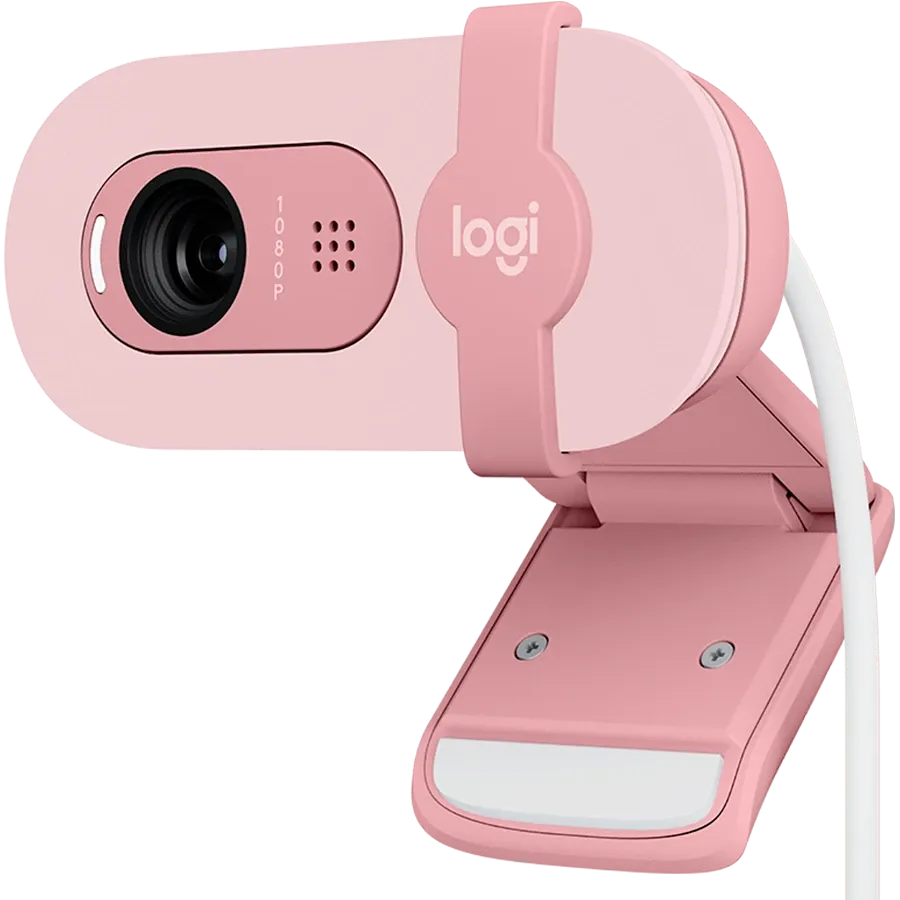 photo 2 - Вебкамера LOGITECH Brio 100 Full HD Webcam - ROSE - USB - EMEA28-935 (L960-001623)