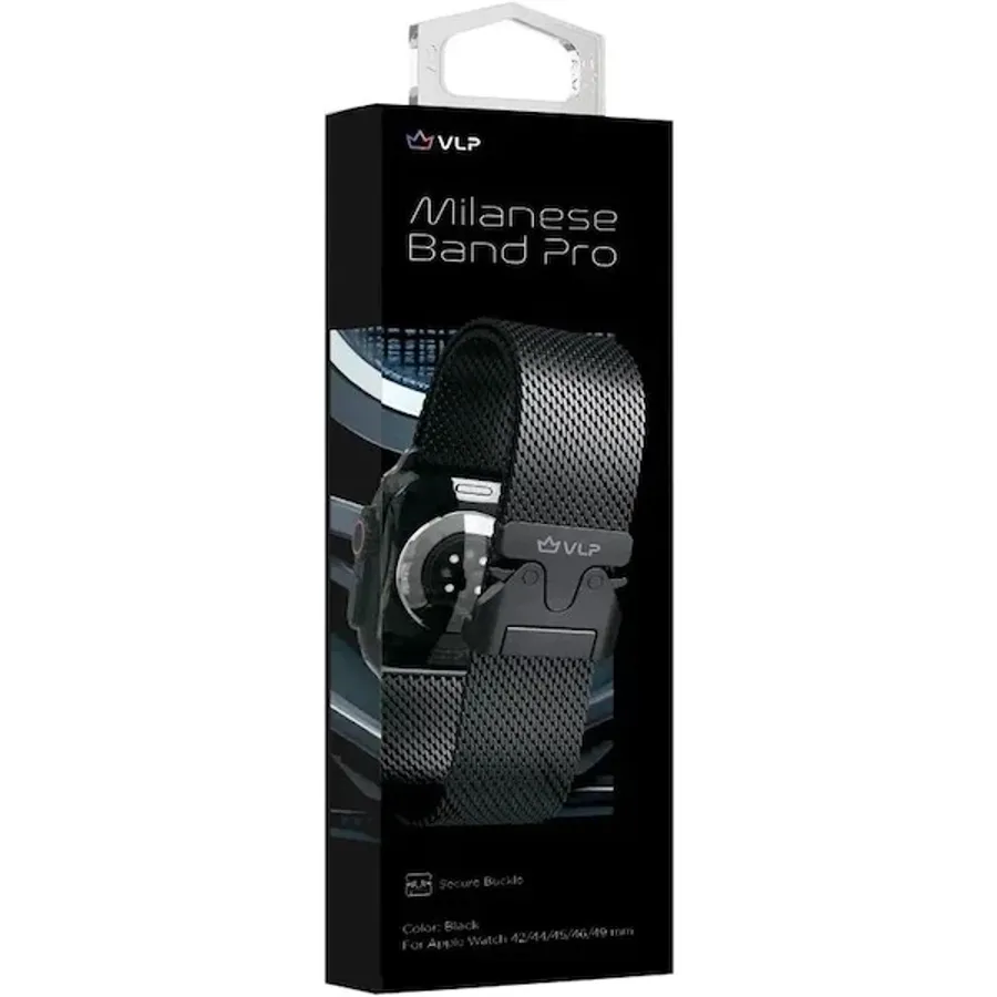 photo 2 - VLP Milanese Band Pro Band for Apple Watch 42/44/45 mm, Black