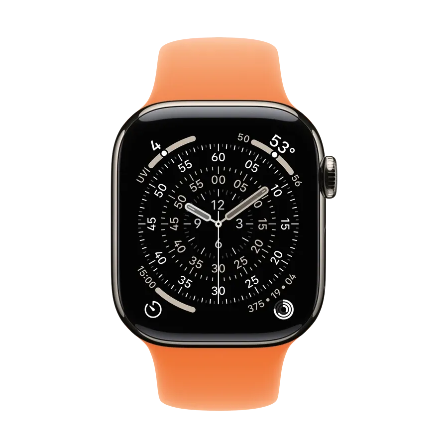 photo 3 - Kəmər Apple Sport Band, Apple Watch üçün, 38/40/41/42 mm, M/L, Clementine