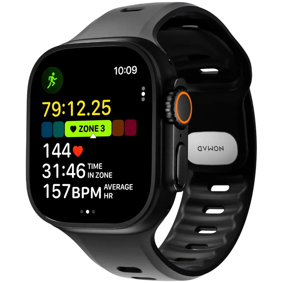 photo 1 - Ремешок NOMAD Tempo Band для Apple Watch 42/44/45/46/49 mm, Чёрный