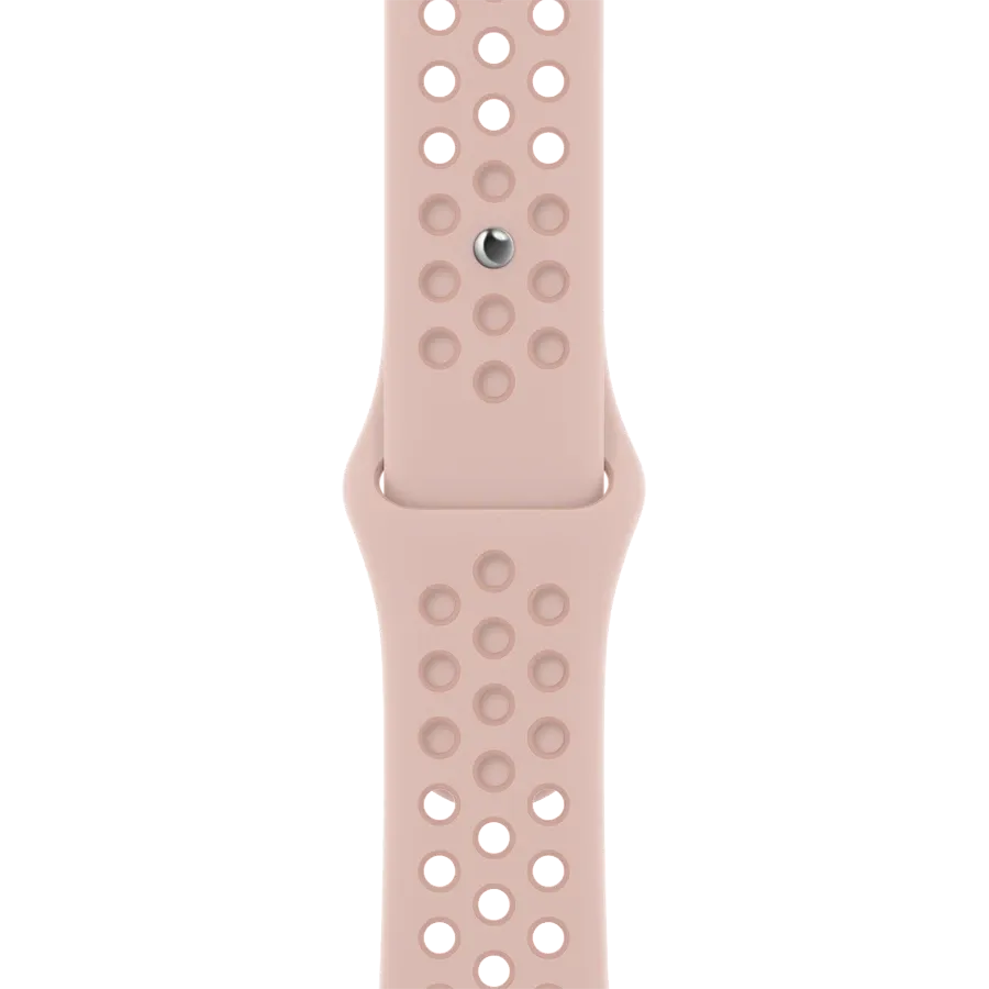 photo 1 - Apple 45mm Nike Sport Band - Regular Band for Apple Watch 42/44/45 mm, Pink Oxford/Rose Whisper