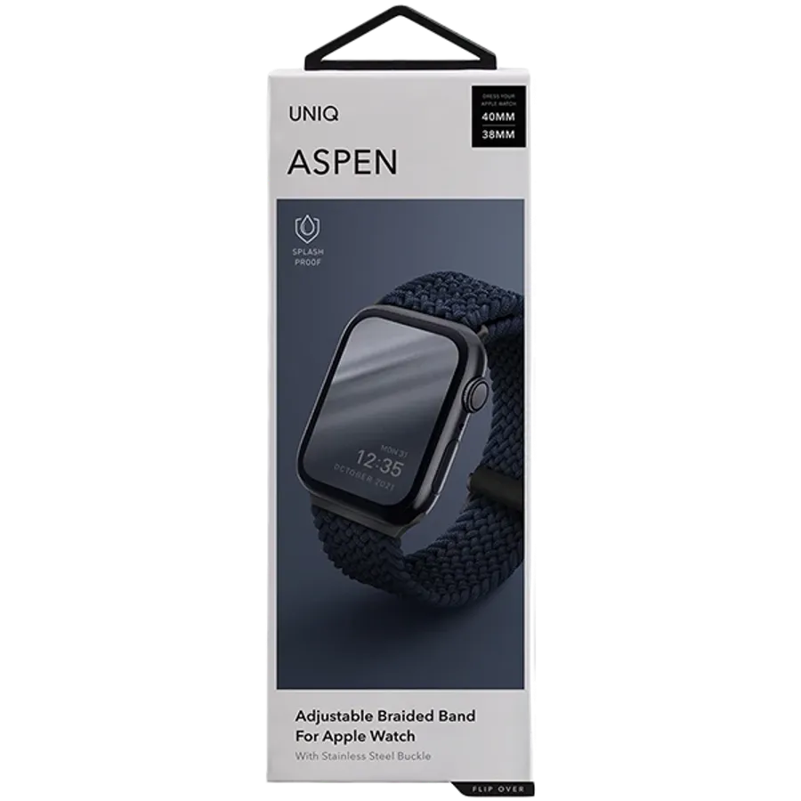 Band UNIQ ASPEN Braided for Apple Watch, 38/40/41 mm, Blue – photo 4