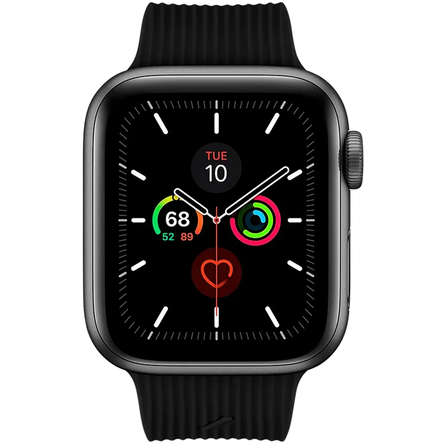 photo 2 - Ремешок NATIVE UNION Curve для Apple Watch, 42/44/45 mm, L, Чёрный