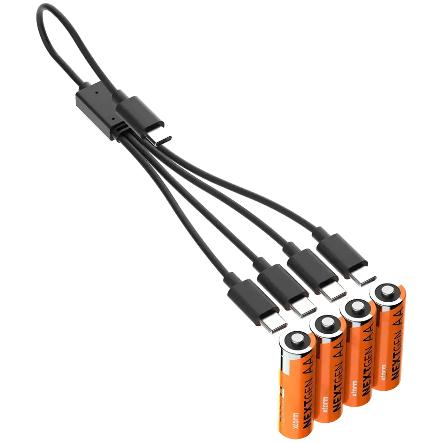 Аккумуляторные батарейки AA Xtorm с USB-C, 4 шт. – photo 3