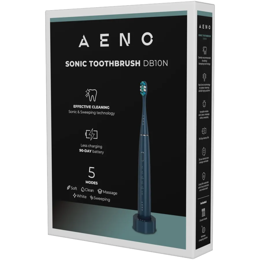 photo 5 - AENO Зубные щетки, Звуковой, Тёмно-синий