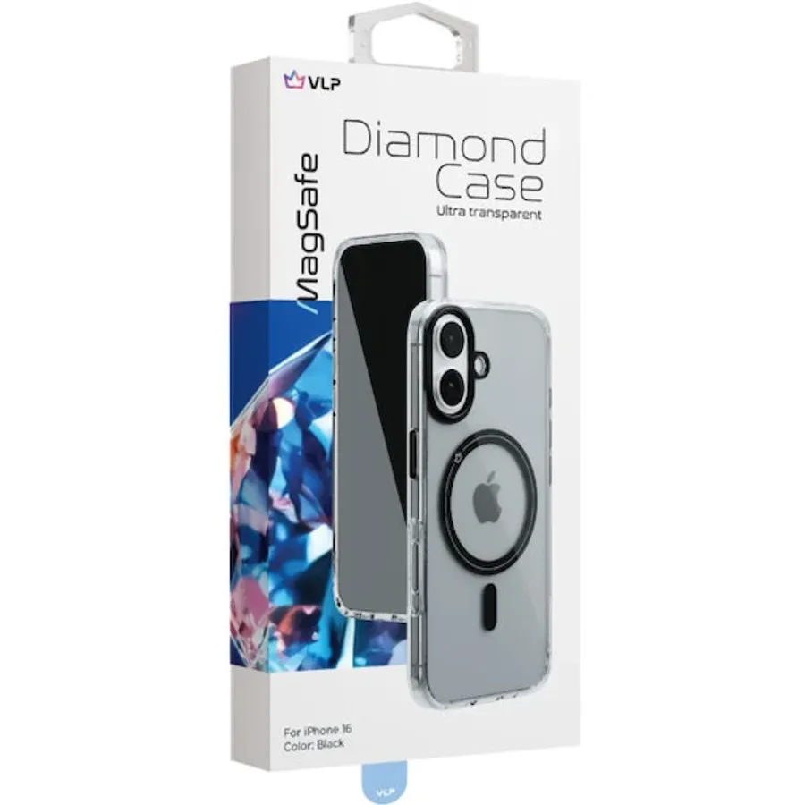 photo 4 - VLP Чехол Diamond с MagSafe Чёрный для iPhone 16