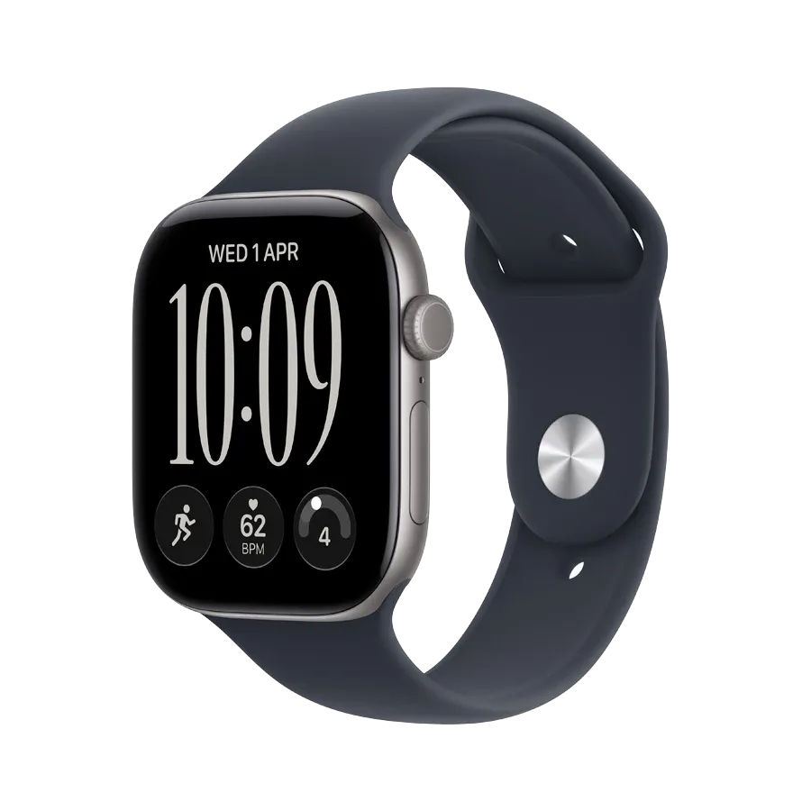 Apple Watch Series 12 GPS + Cellular,  Navy Blue Sport Band, S/M, 46mm, Space Gray – photo 1