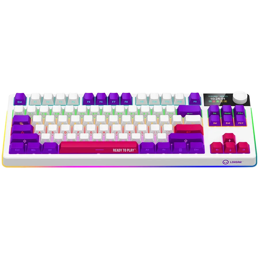 photo 3 - LORGAR KBP70TKLW Игровая клавиатура, Английский