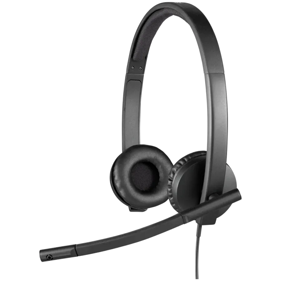 photo 1 - LOGITECH H570e Дротова гарнітура, Чорний
