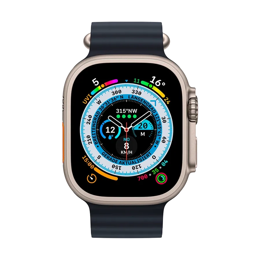 photo 3 - Apple Ocean Band Extension Ремешок для Apple Watch 44/45/49 mm, Тёмная ночь