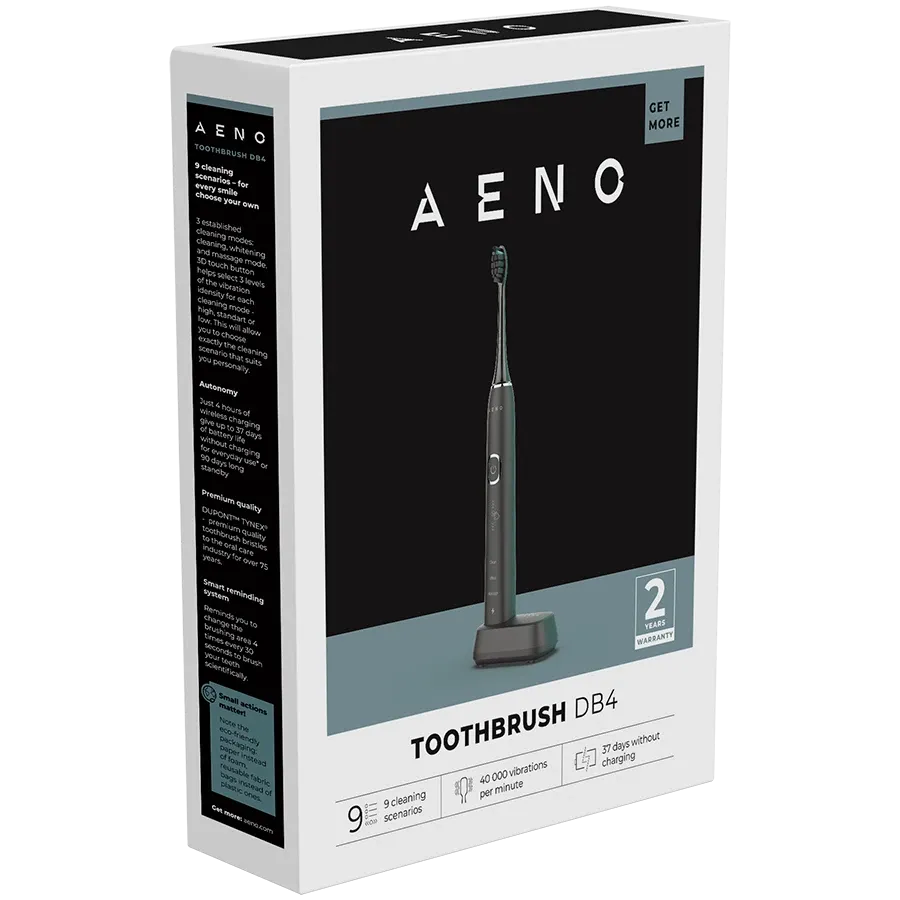 photo 8 - AENO DB4 Зубные щетки, Звуковой, Чёрный